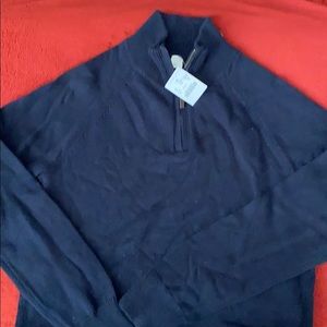 Crew cuts navy sweater